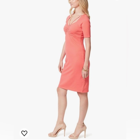 Jessica Simpson Sugar Coral Anisa Sweetheart Ruched Dress XS/S - Picture 6 of 11